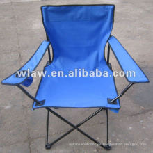 plegable silla de fútbol con portavasos